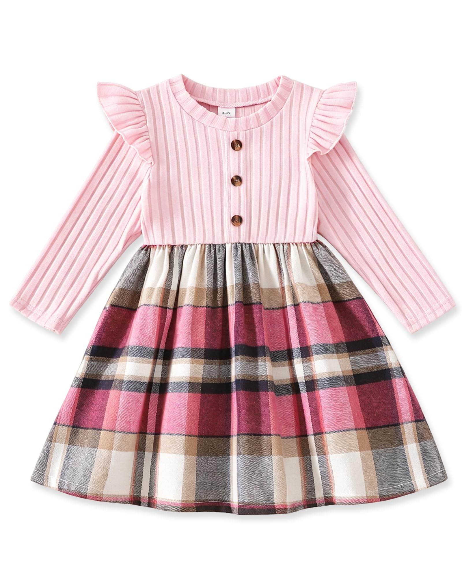Toddler Girl Dresses 18Months-6Years Casual Fall Winter Knit Outfits