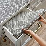Shelf and Drawer Liner for Kitchen Cabinets Non-Adhesive, Strong Grip Non-Slip Thickened Cabinet Liners for Shelves, Waterproof Mats for Dresser Cupboard, Gray, 12 in x 10 Feet