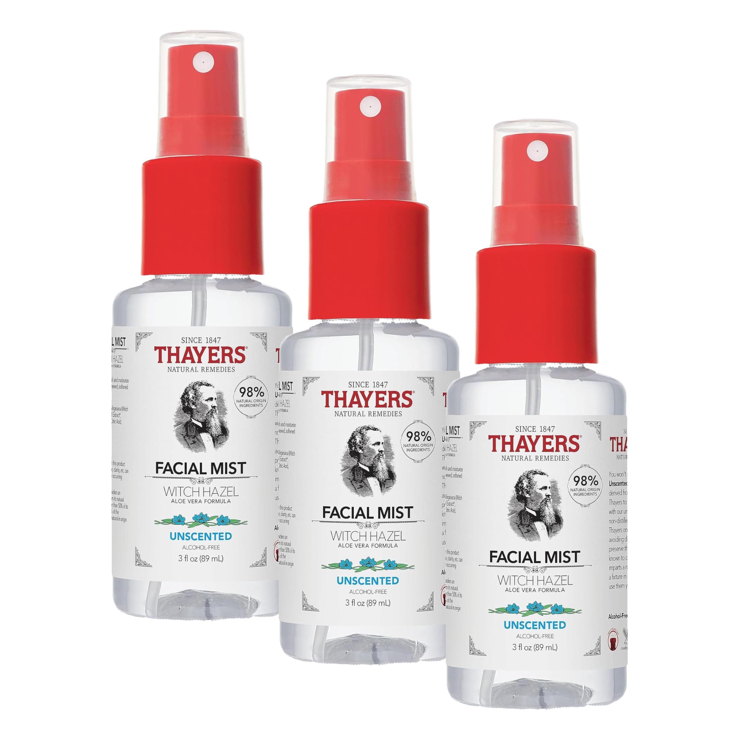 Amazon.com : THAYERS Witch Hazel Facial Mist Toner with Aloe Vera
