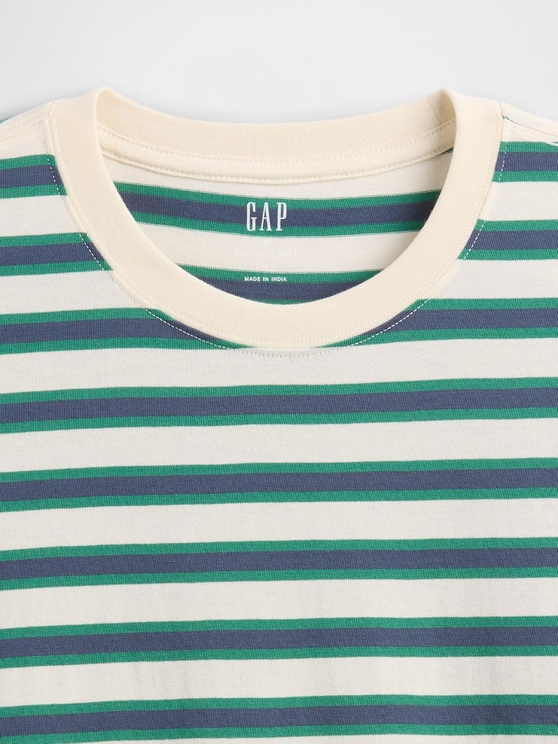 Gap Mens Everyday Soft Stripe Crewneck T-Shirt Tee - Image 4