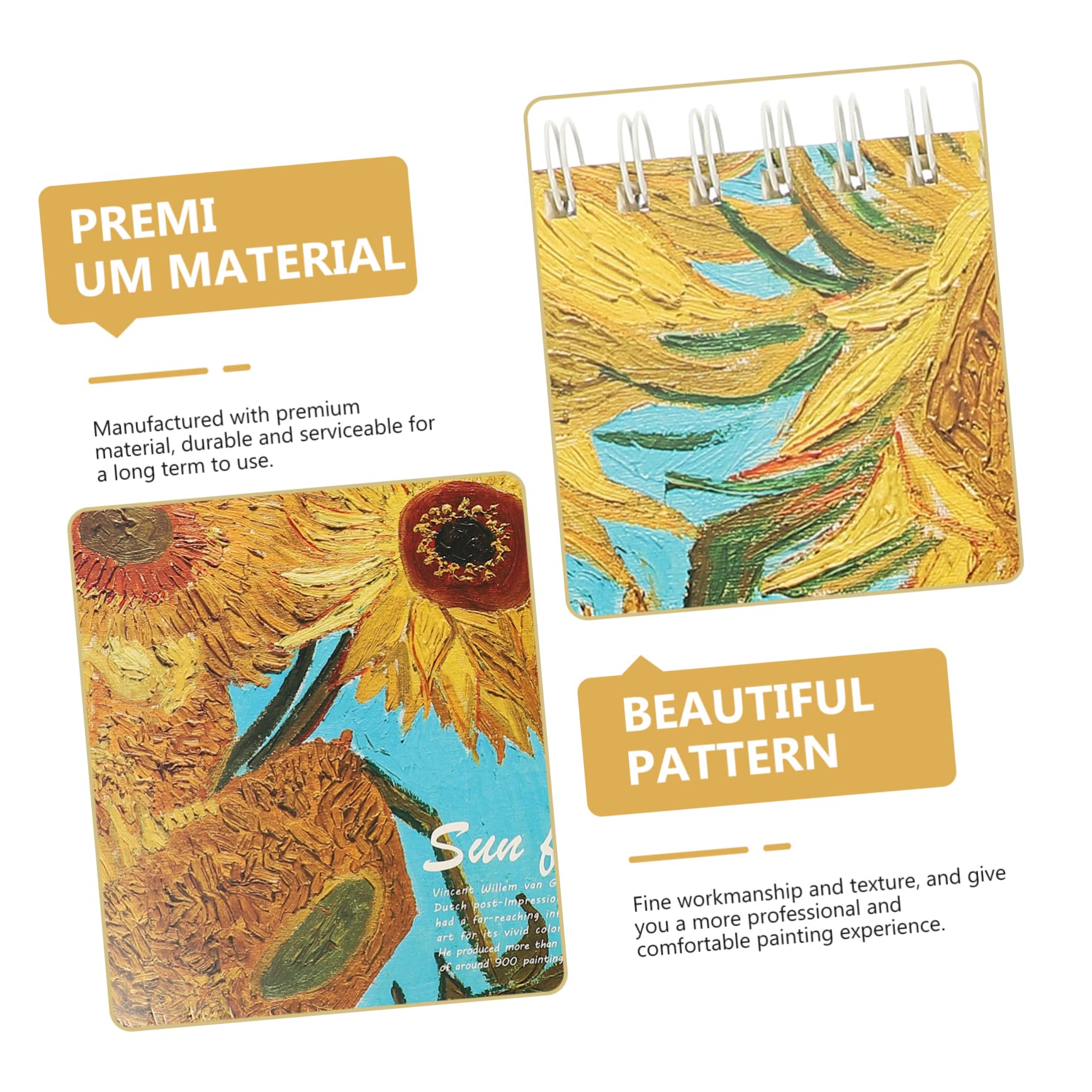 Students Sketchbooks per Studenti 2 Pezzi, Quaderno per Disegnare | Carta, Semplice Look, Scuola e Ufficio, Back To School Party, Decorative Cover Sketch Books