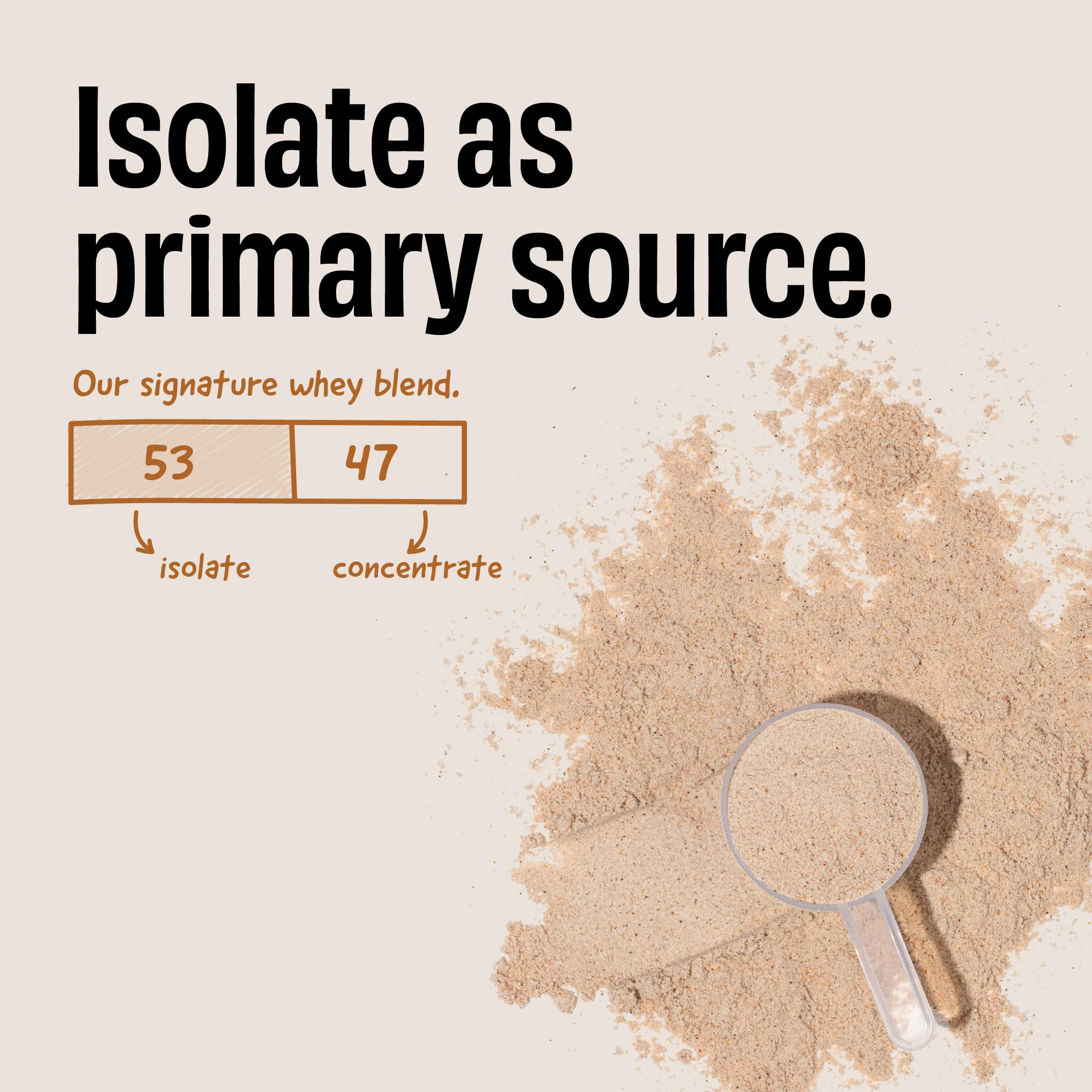 The Whole Truth Whey Protein Isolate + Concentrate Blend | Cold Coffee | 500g (1.1 lbs) | 24g Protein | 6.3g BCAA — Amazon image 4
