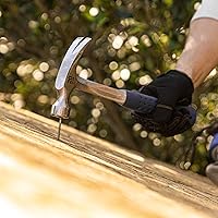 Vista 17 de ESTWING Martillo - Garra recta de 16 oz con cara lisa y agarre de reducción de golpes - E3-16S