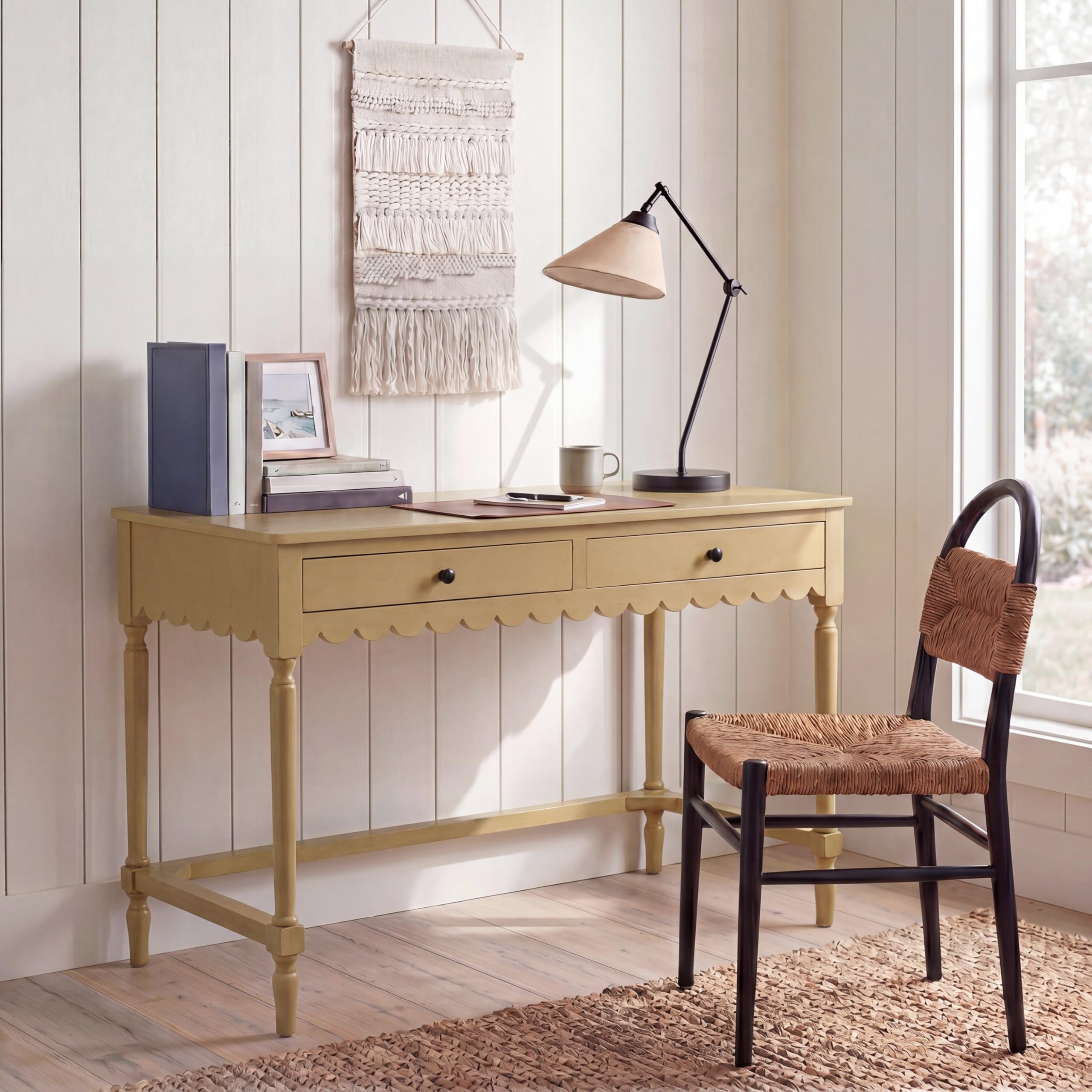 Amazon.com: SAFAVIEH Haven 2-Drawer Wood Computer Desk, 42.1