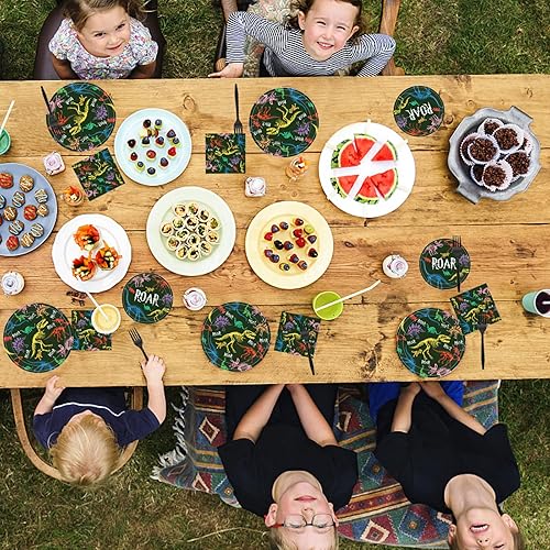 Miniatura 7 de 96 piezas de suministros de fiesta de cumpleaños de construcción, decoraciones de fiesta de construcción, incluyendo plato de papel, servilleta y