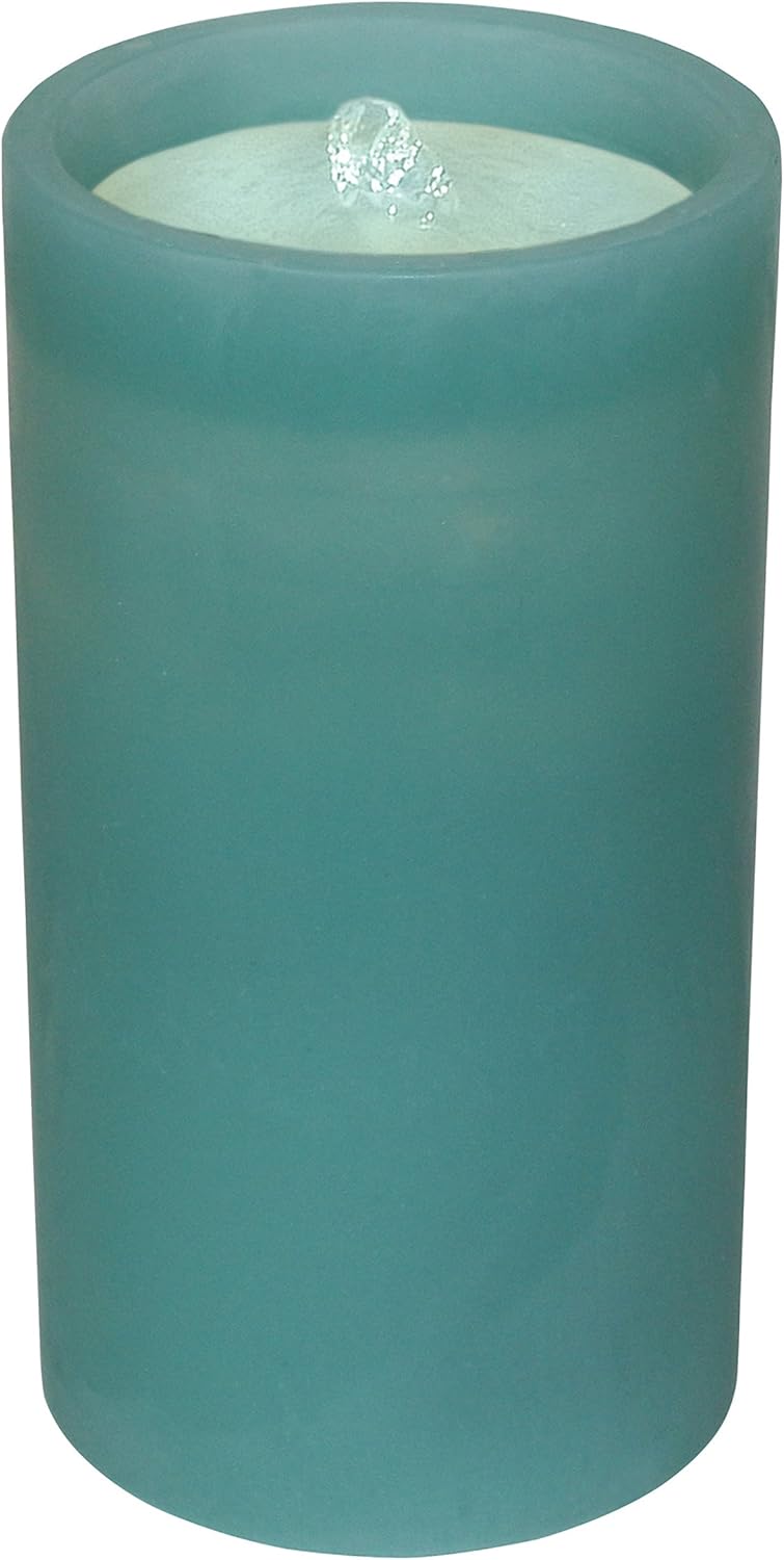 GKI Bethlehem Lighting Aquaflame Wax Flameless Candle Fountain Light Green : Tools & Home Improvement