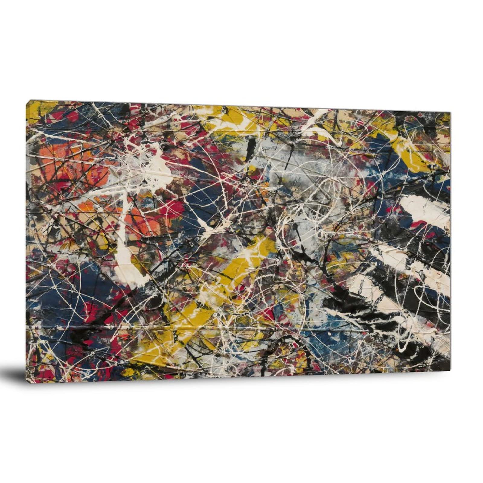 Amazon.com: Number 17A by Jackson Pollock Canvas Art Poster and Wall Art  Picture Print Modern Family Bedroom Decor Posters 20x30inch(50x75cm) :  Everything Else