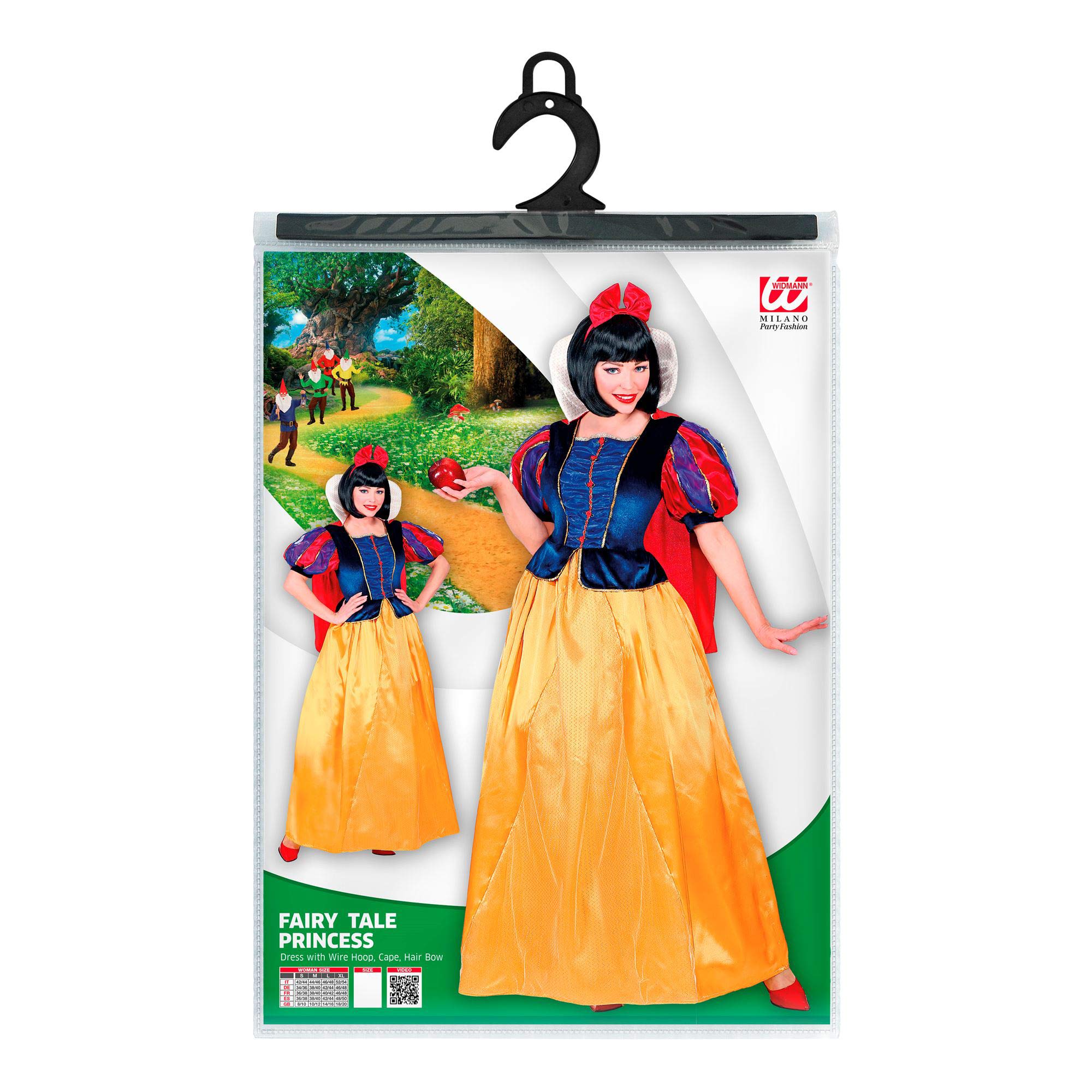 W WIDMANN MILANO Party Fashion - Disfraces princesa de cuento, vestido, reina, disfraces