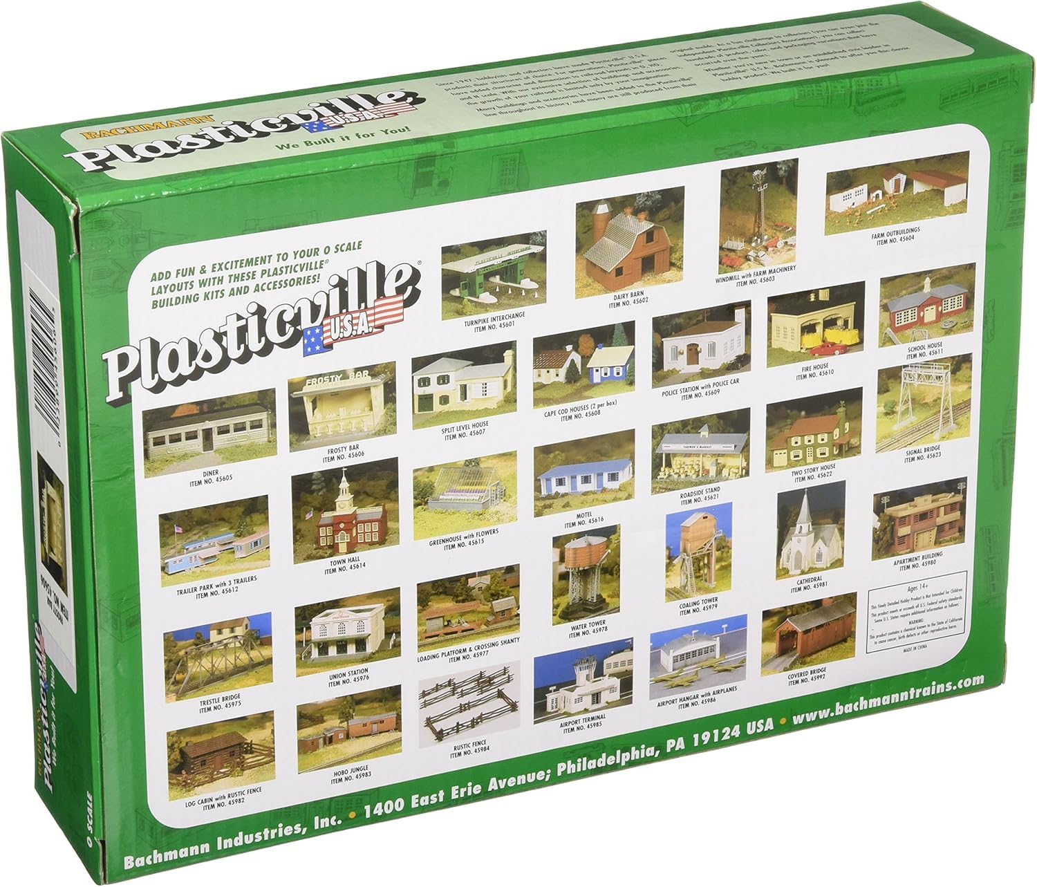 Bachmann Industries Frosty Bar Plasticville U.S.A Kit