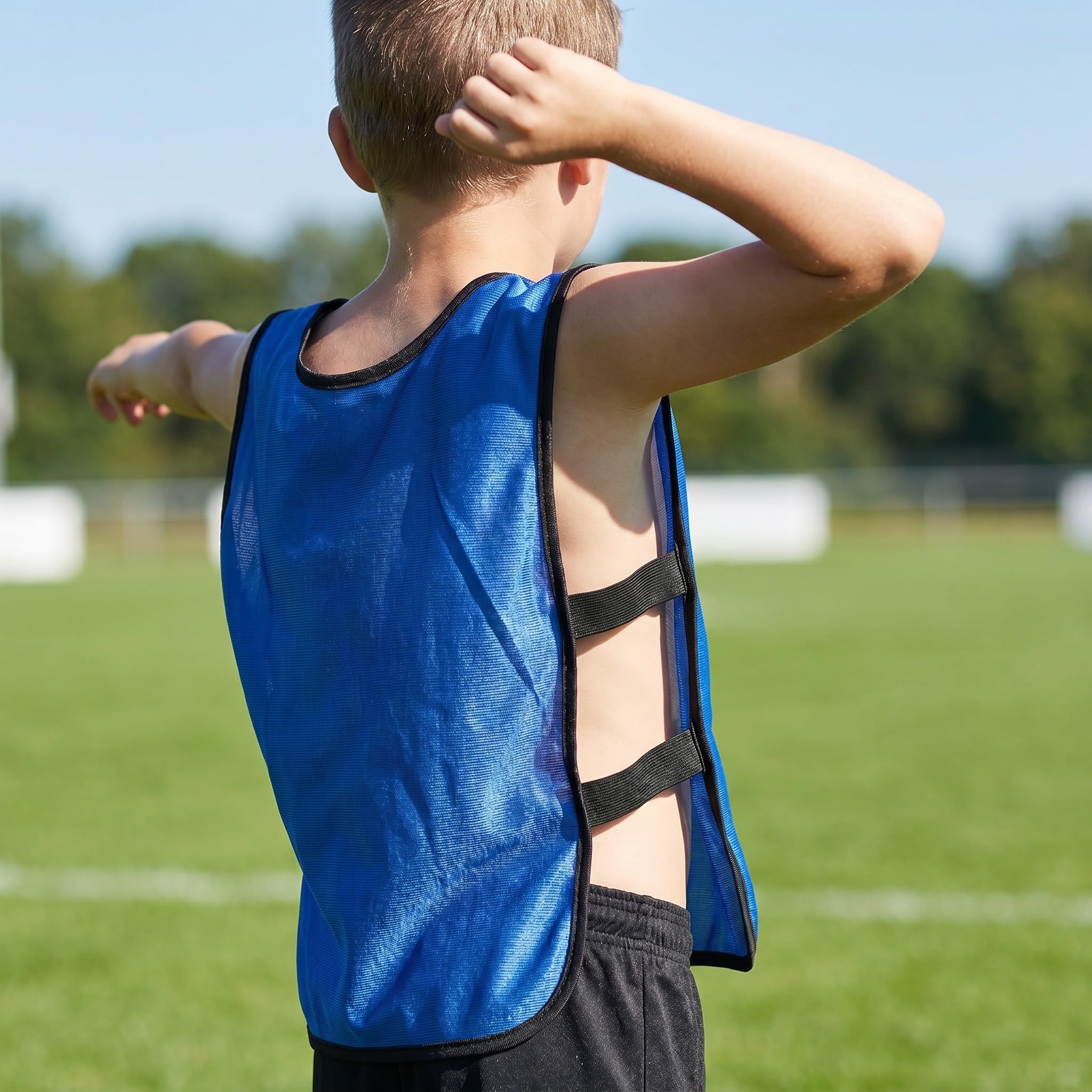 Toddmomy 12 Piezas Chalecos Deportivos Chalecos de Entrenamiento Transpirables y Livianos para Fútbol Baloncesto y Voleibol Jerseys de Práctica para Equipos Colores para Sesiones de