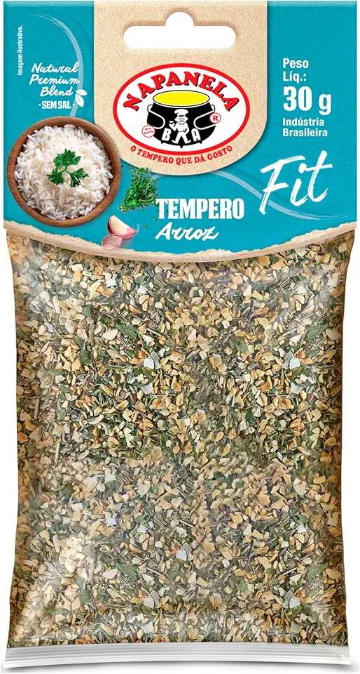 Tempero Fit para Arroz NAPANELA 30g Sachê