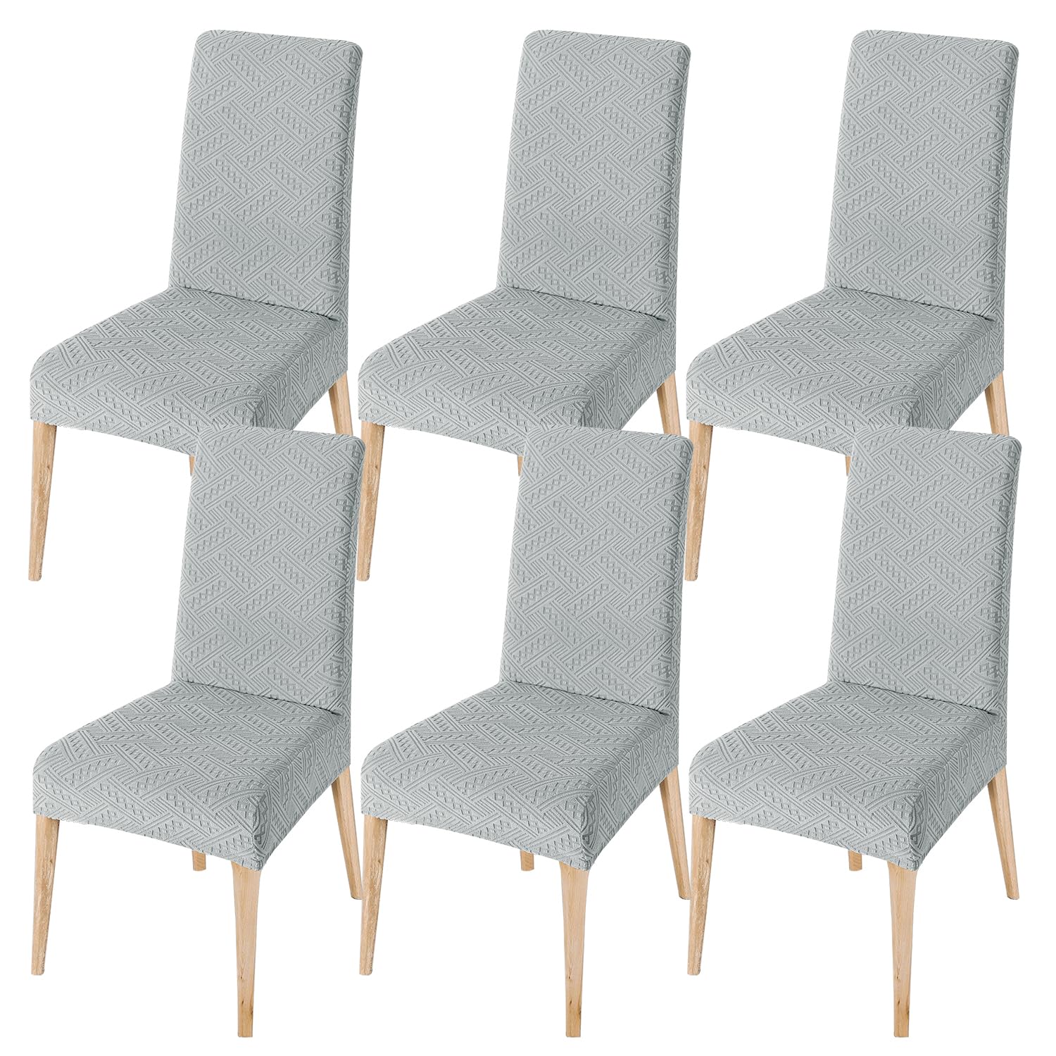 Housse de chaise de cuisine grise pour sublimer vos repas
