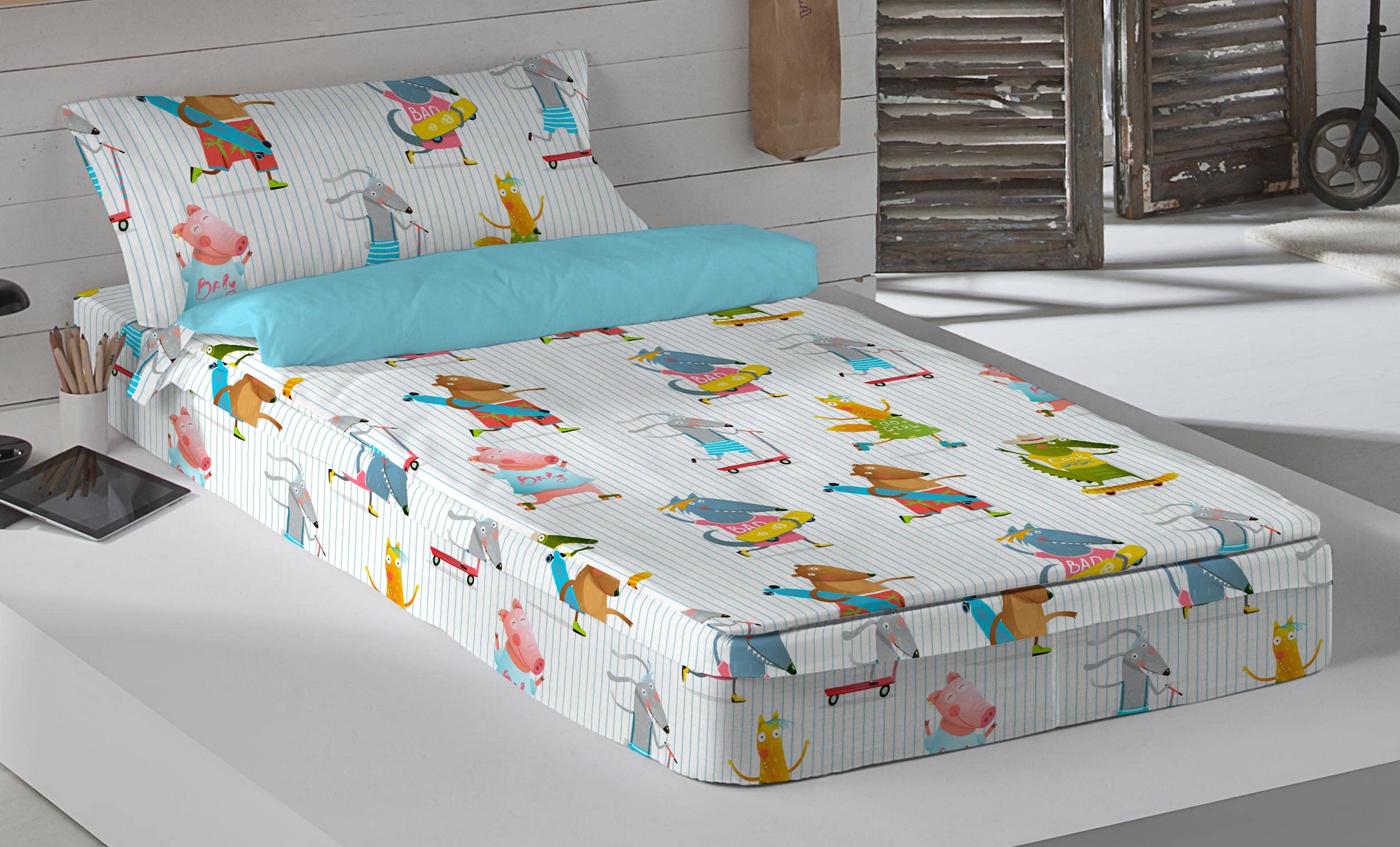 NATURALS Saco nórdico sin Relleno Cool Dude Cama 90 cm