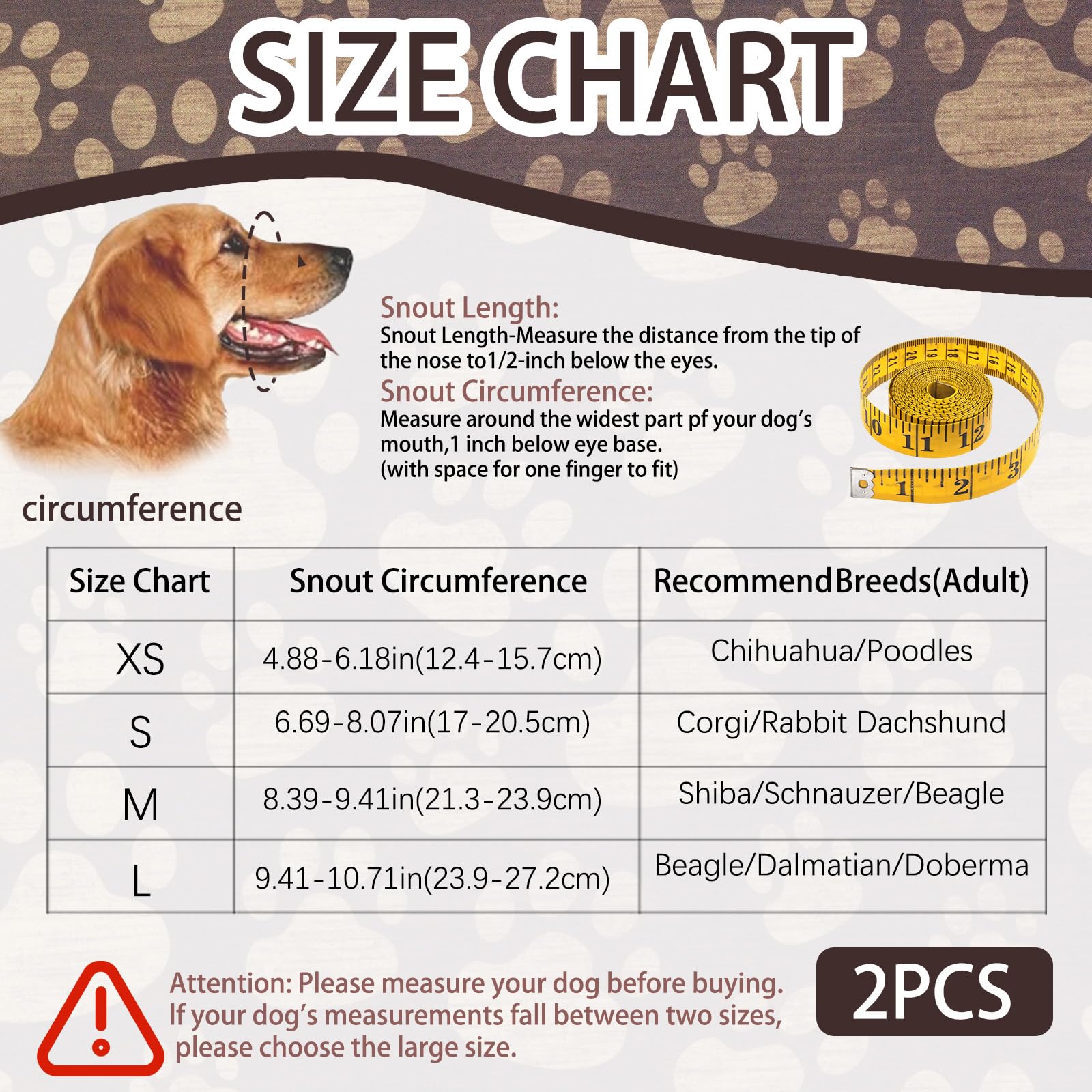 Muzzle for Small Dog 2 Pack Soft Dog Muzzles with Reflective Strip for Grooming Walking, Training, Vet Visits - Image 2