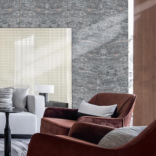 Miniatura 6 de Yancorp Papel de contacto blanco crema, papel tapiz extraíble, encimeras de despegar y pegar, papel tapiz de mármol impermeable, autoadhesivo para