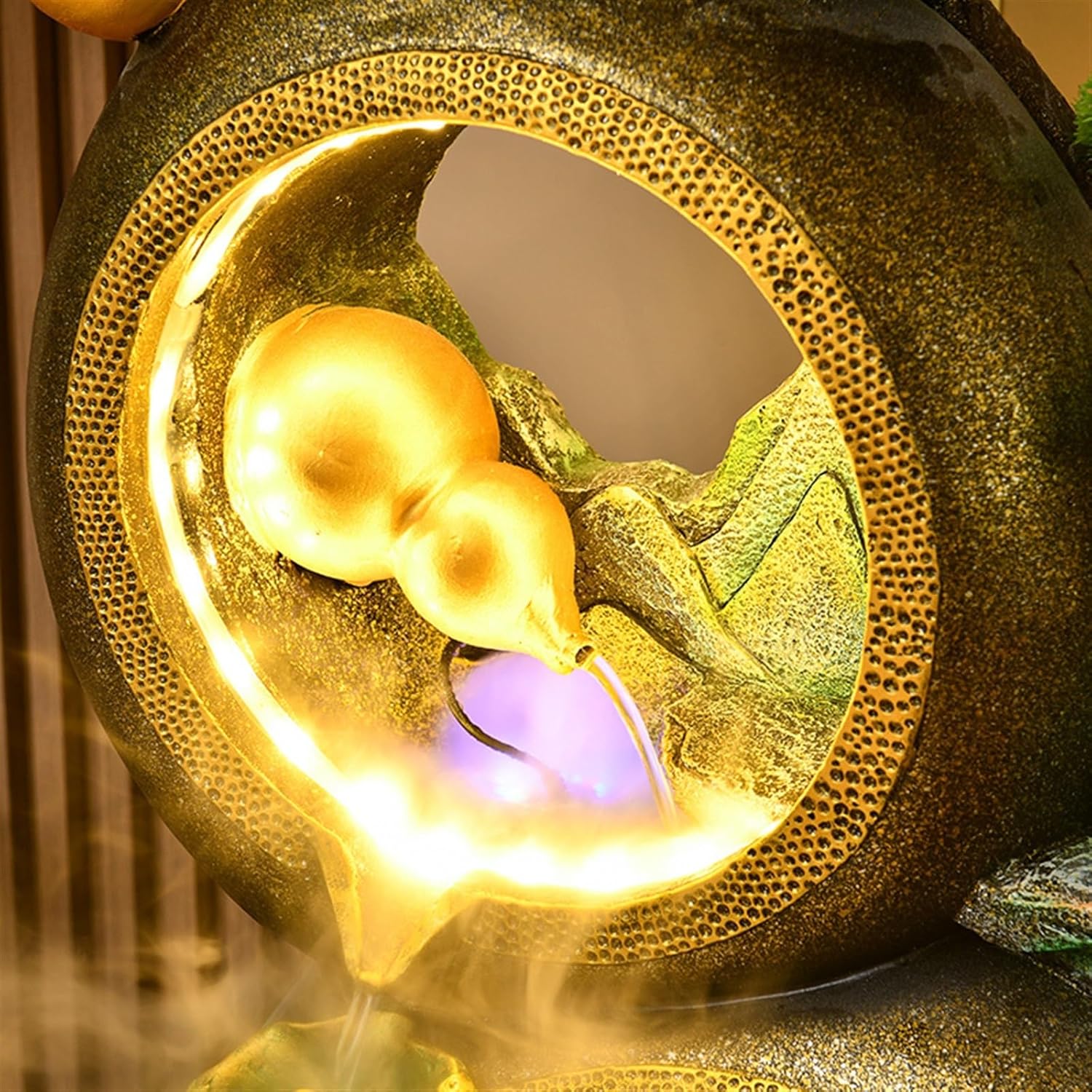 中国美術 青花霊芝雲龍紋 瓶(K-A860)