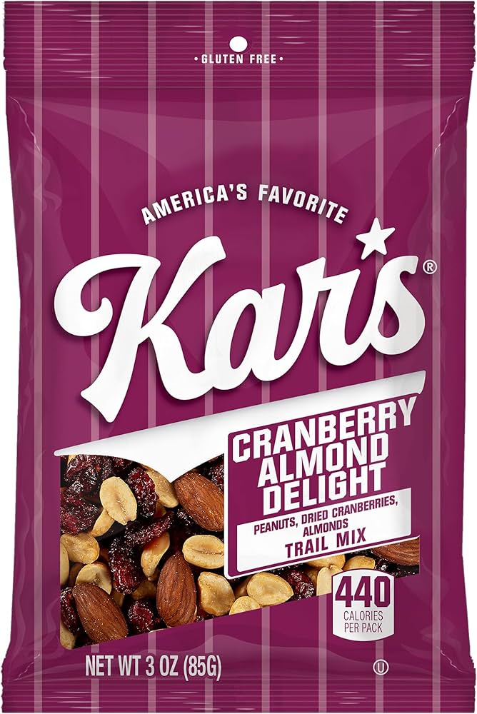 Amazon.com: Kar's Nuts Cranberry Almond Delight Trail Mix, 3 oz Amazon.com: Kar's Nuts Cranberry Almond Delight Trail Mix, 3 oz