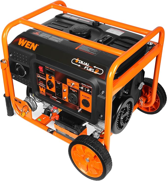 Generador portátil WEN DF623X 6250W dual fuel miniatura 10