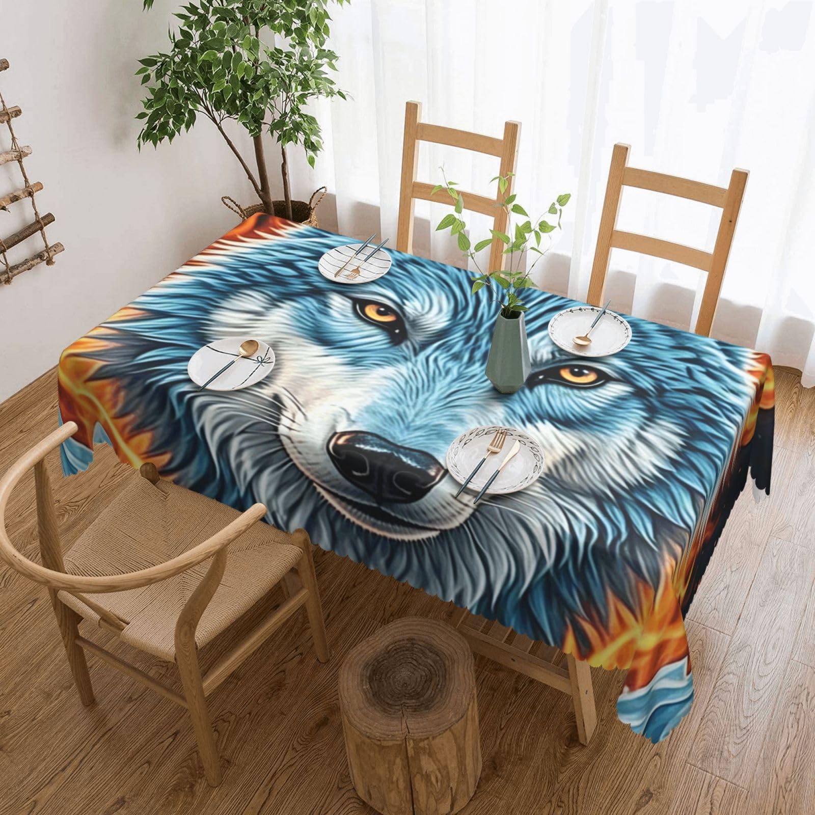 Nappe loup de table déperlante pour sublimer vos dîners au jardin et en salle