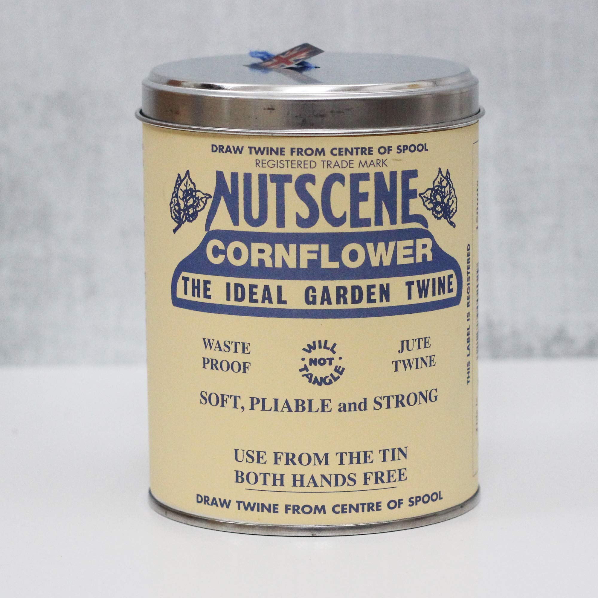 Nutscene Cornflower Blue Tin O' Twine 150m