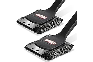 Bristle-Free BBQ Grill Brush with Scraper
