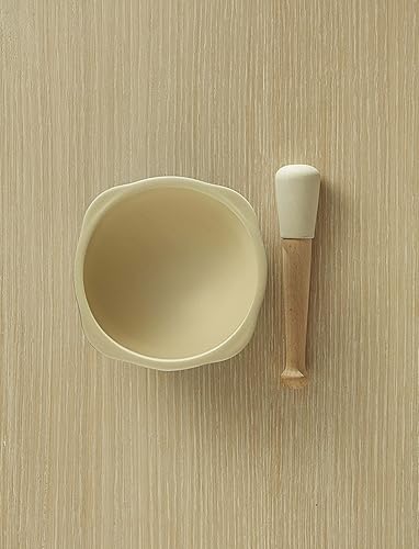 Miniatura 6 de Emile Henry Hecho en Francia Mortero Y Maja De Mortero, Rojo Borgoña