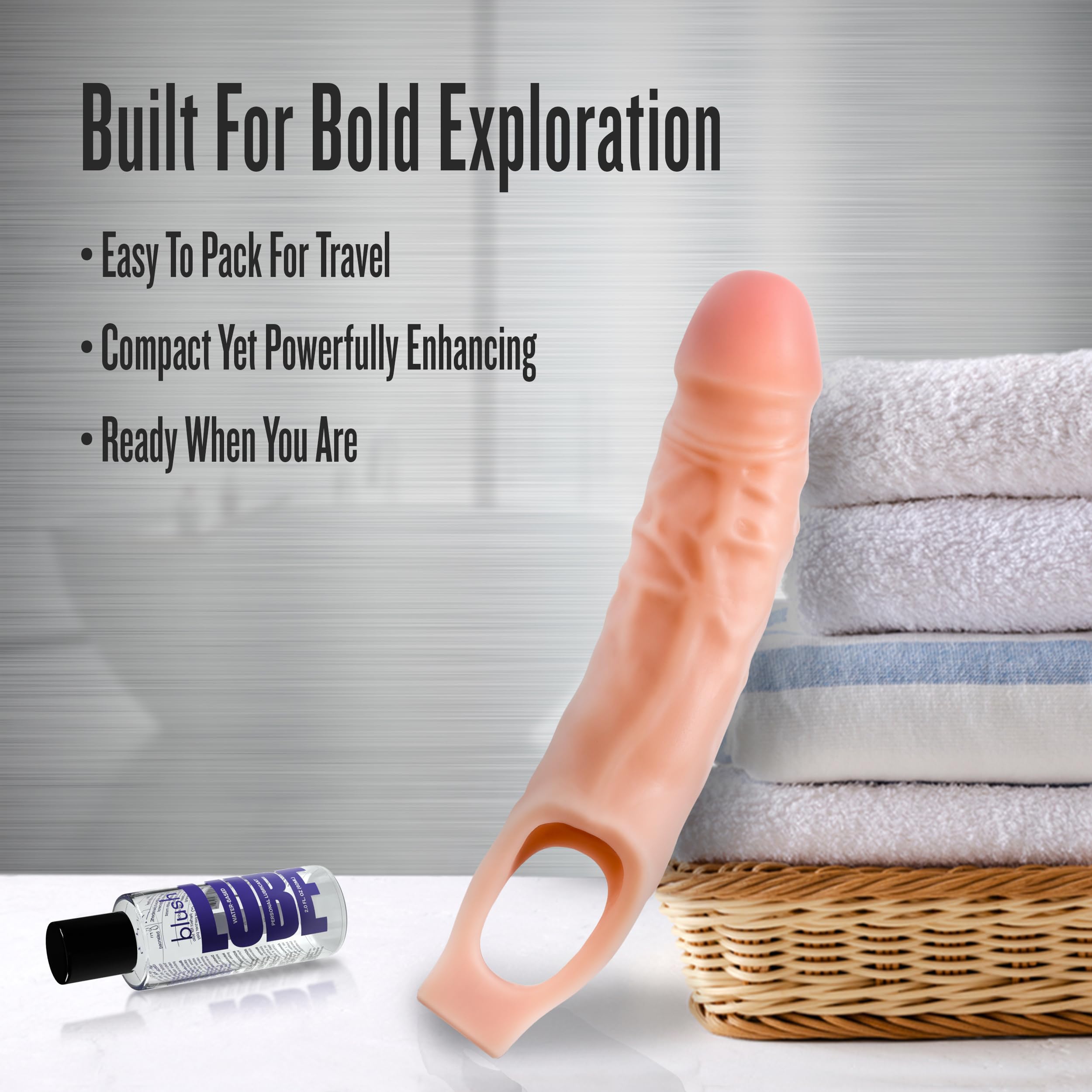 Blush Performance Extensor De La Funda Del Polla Flesh 22,2 cm