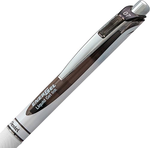 Miniatura 3 de Pentel EnerGel PEARL Deluxe RTX - Bolígrafo de gel retráctil, línea media, tinta negra, paquete de 3 unidades (BL77WBPS3A)