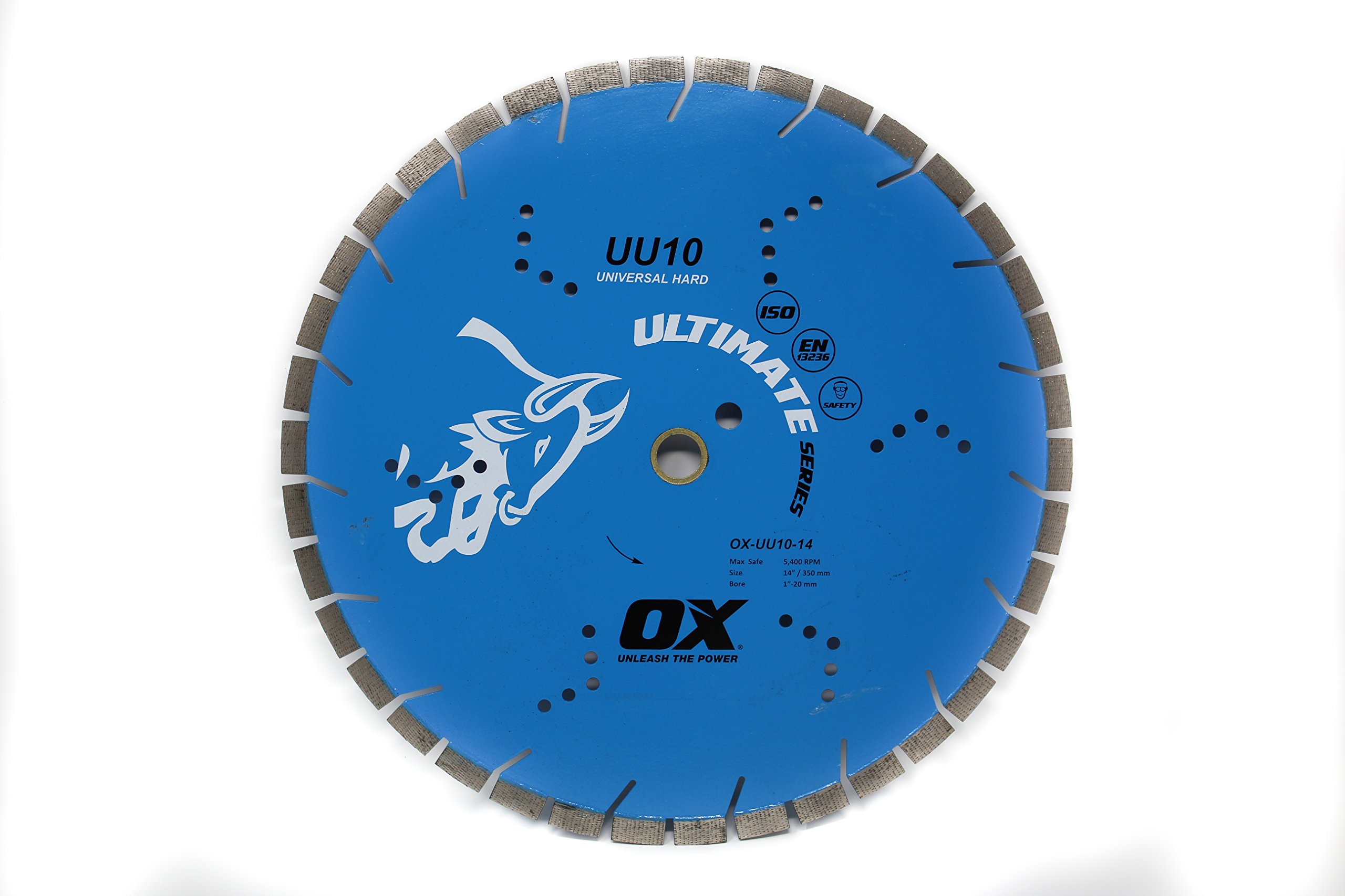 Disque diamant rigide 35,6 cm Ox-uu10-14 pour coupe nette de béton armé