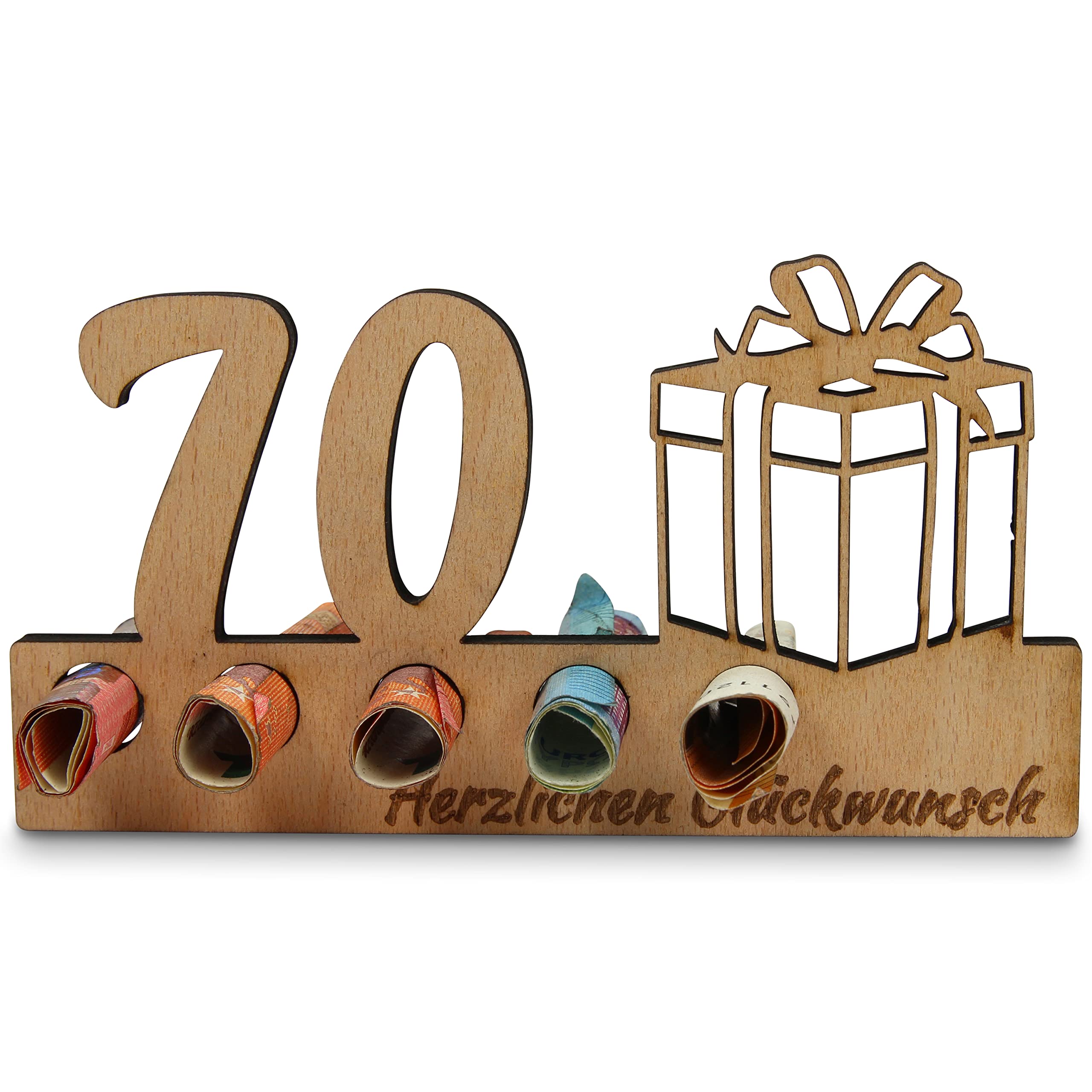 70ste Verjaardagskaart – Grappige Kaart Met Envelop, Cadeau Voor Man Of Vrouw, Feestelijke Wenskaart