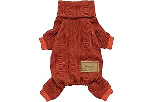 Cozy Canine Comfort: Fitwarm Knitted Dog Sweater Turtlenecks