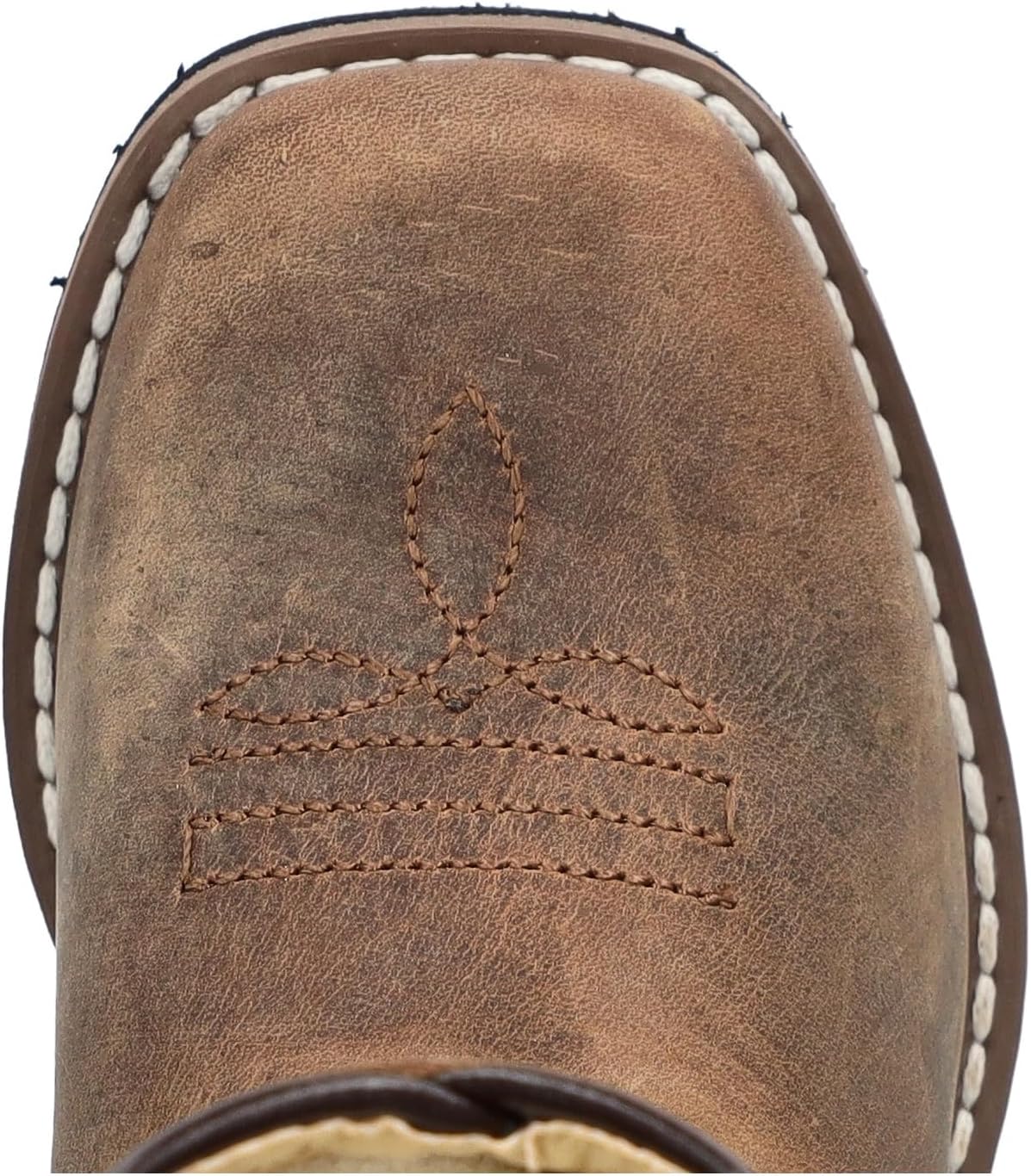 Smoky Mountain Boots Toddlers' Pueblo Square Toe Leather Western Cowboy Boots