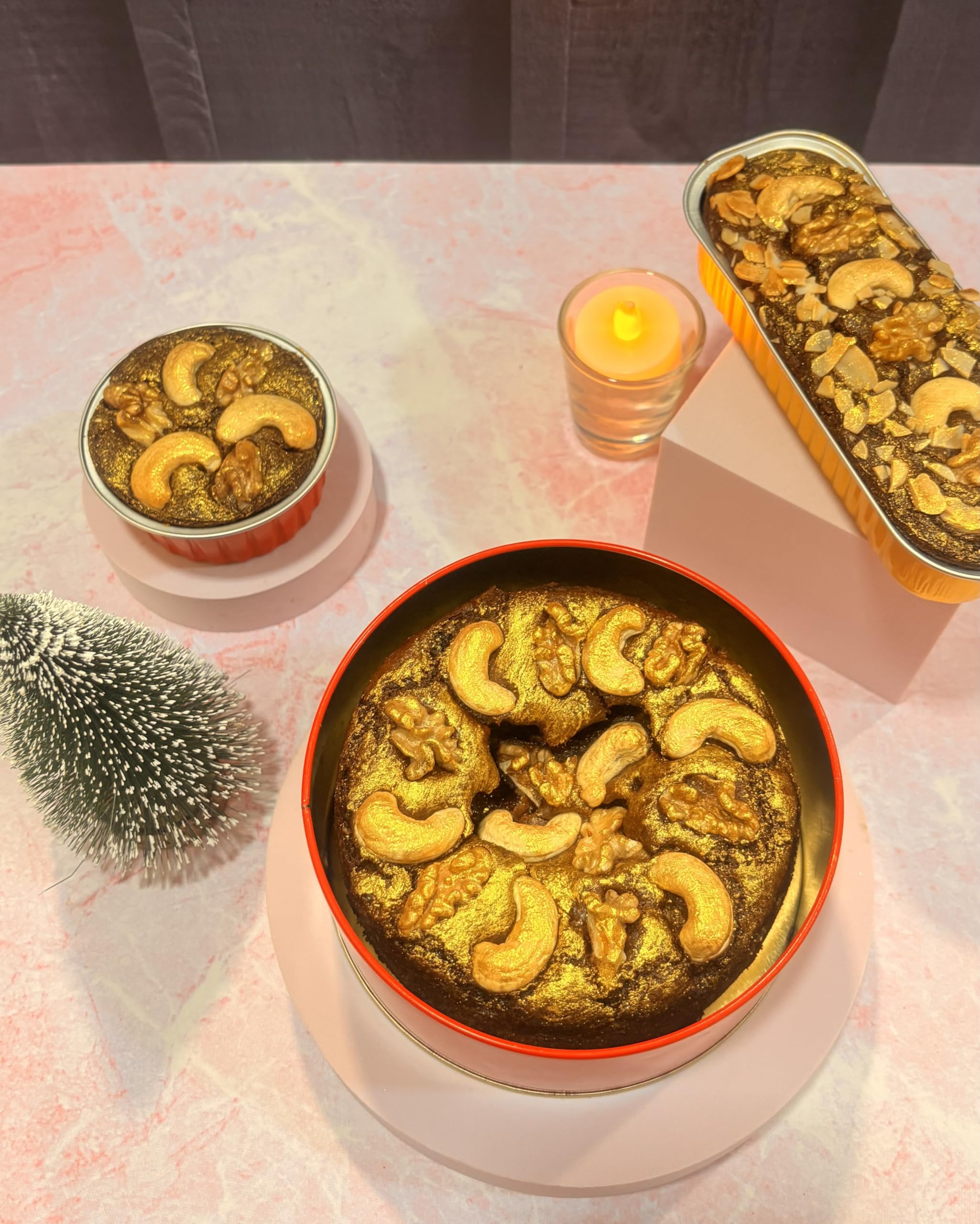 Calorie Minus' Non Alcoholic Millet Plum Cake | Gluten Free | Millet based | Refined Sugar Free | Non Alcoholic | Available in 125 gms, 200 gms, 500 gms | Healthy Christmas Cake-image-36