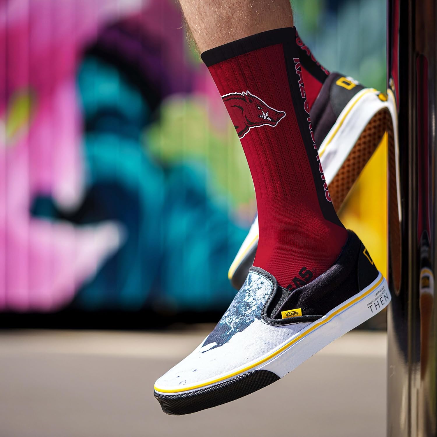 For Bare Feet NCAA Unisex Ncaa Mvp Crew Sock Medium - Image 3