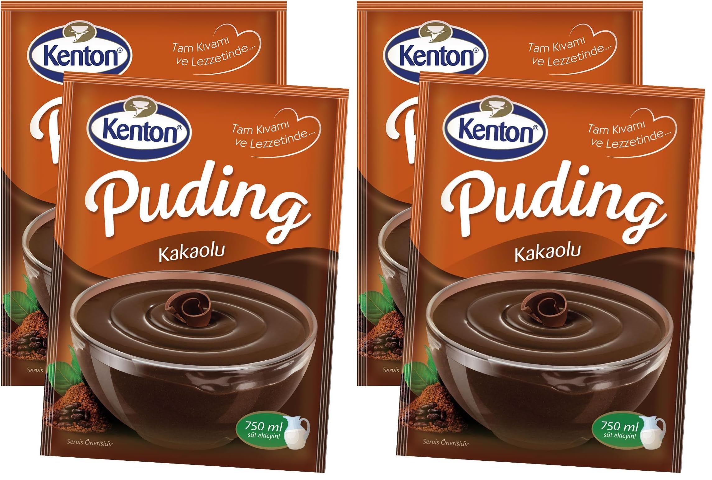 Kenton Puding Kakaolu 2'li 147g 2li paket