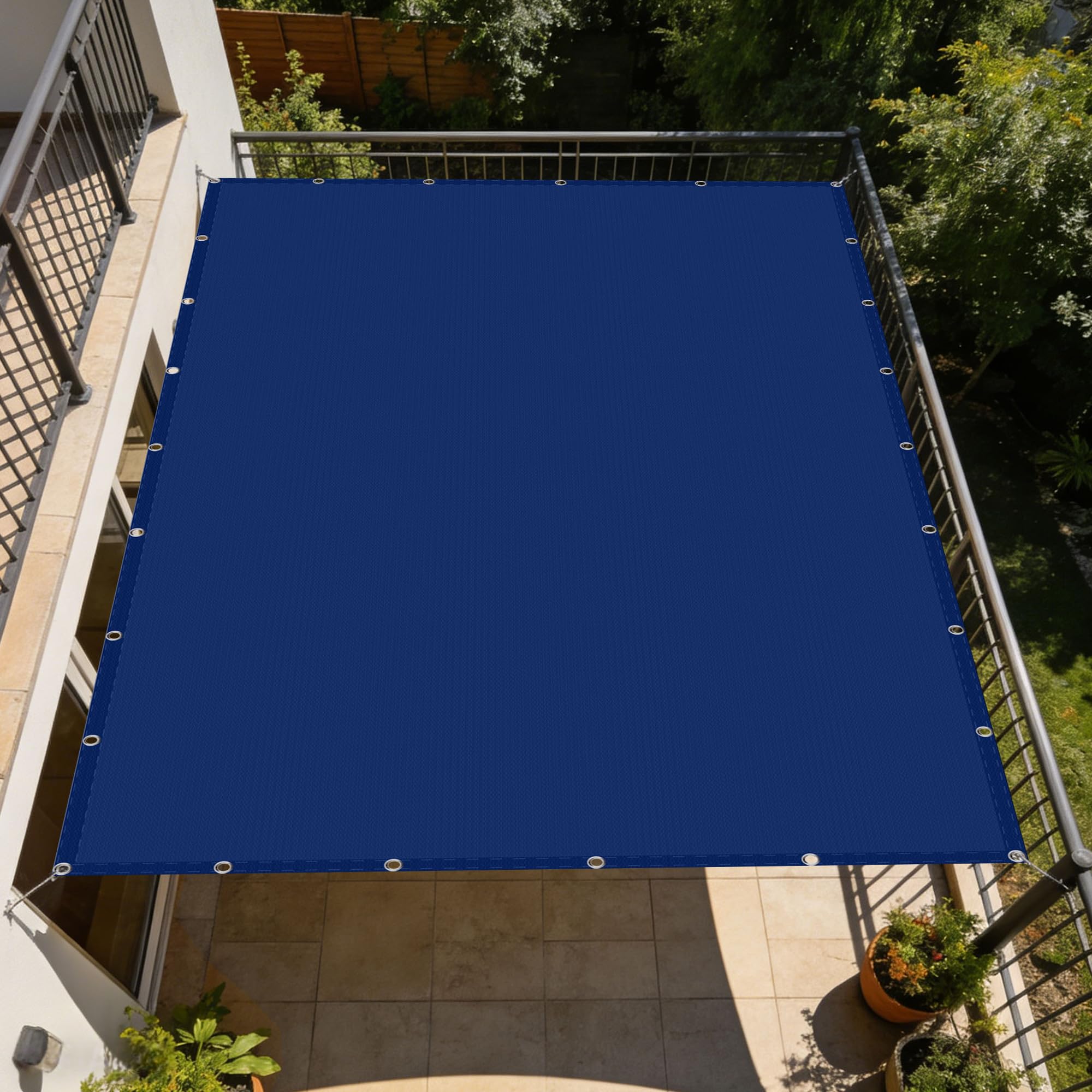 Toile ombrage contre la pluie et le soleil de balcon 160x180