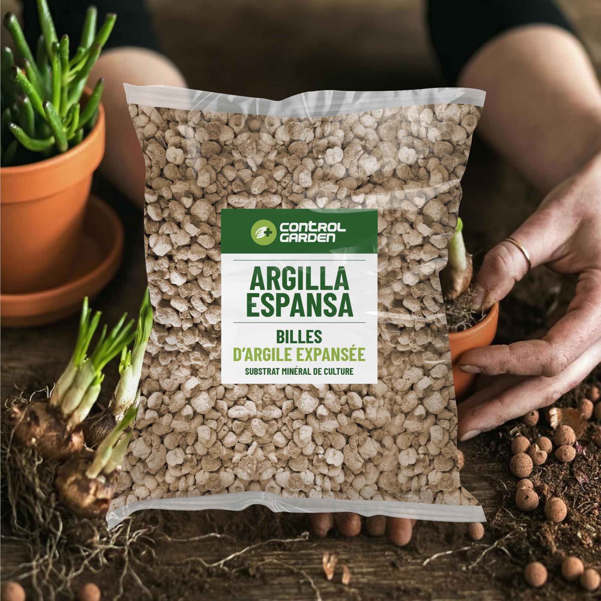 Control Garden Vermiculite Soil for Plants and Crops Indoor and Outdoor Natural Seed Substrate Made in Spain