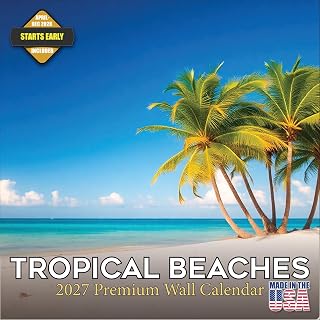 Amazing Beaches 2027 Wall Calendar