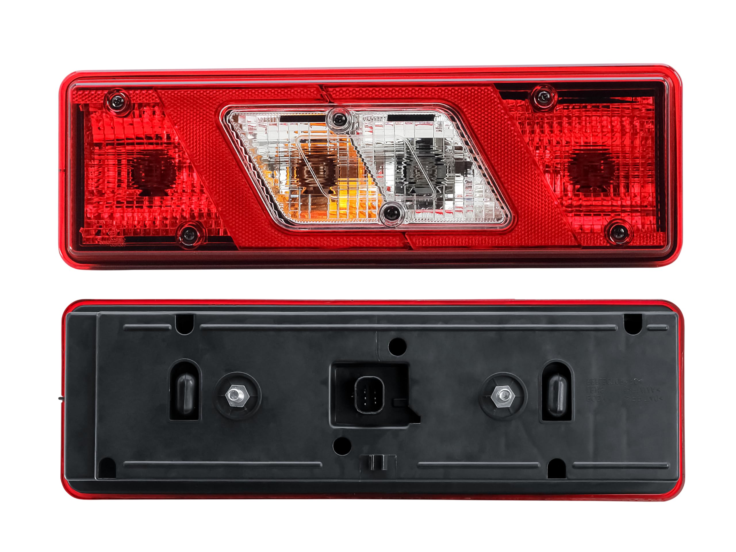 LONGLING Fanale Posteriore Sinistro Lato Guidatore Fanale Luci Posteriori per Ford Transit MK8 V363 2014-2025 Camion Cabina Telai Autocarro Rimorchio Ribaltabile