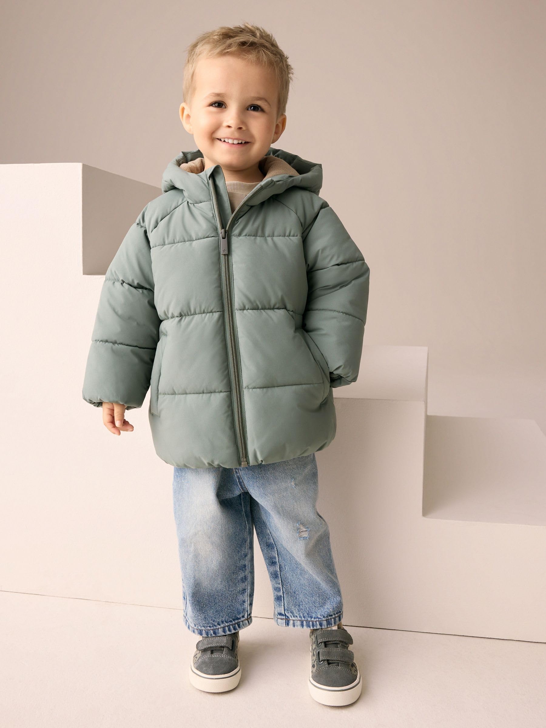 NEXT Niños Abrigo impermeable acolchado