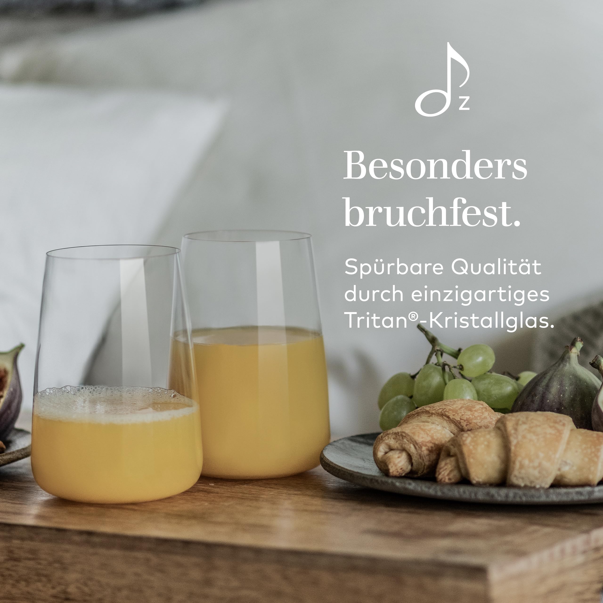 Zwiesel Glas Wein- und Wassergläser Set Vivid Senses (8-teilig)