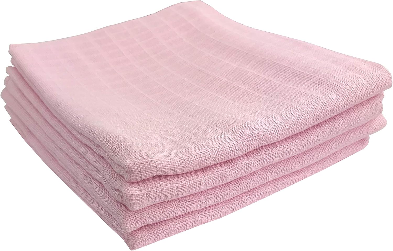 4 x Swaddling Cloths Large Burp Cloths Muslin Nappies 100 120 140 160