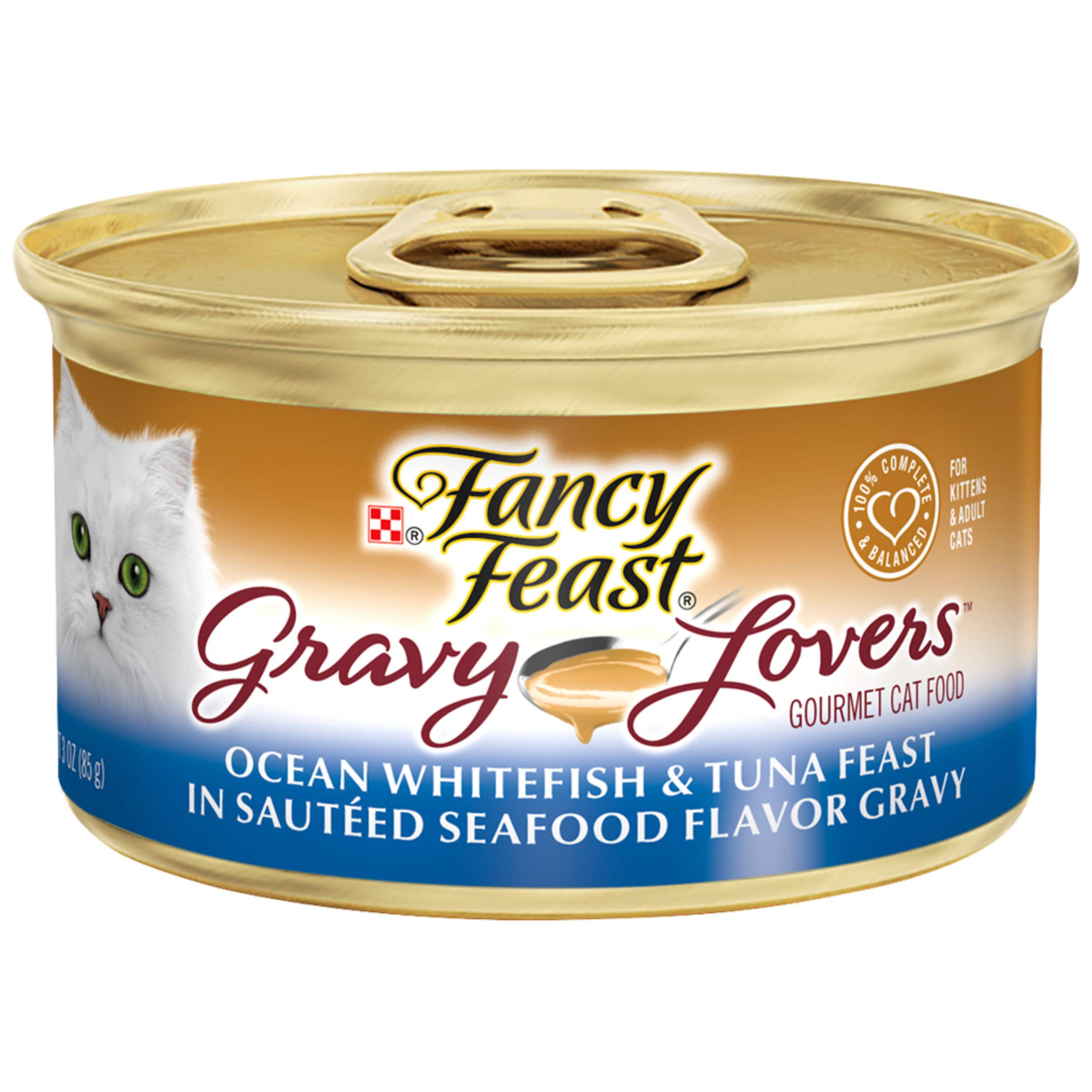 fancy feast cat food seafood