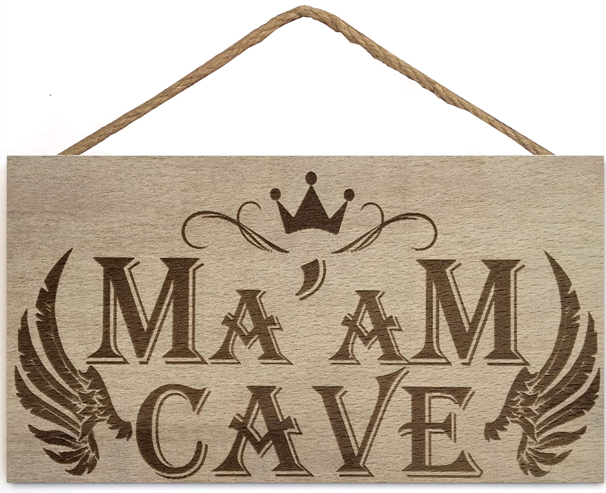 TOMATO FANQIE Ma'am Cave She Shed Mum Garden Sister Woman Cave Hanging Plaque Friendship Sign (US-G045)-image-9