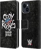 Vista 119 de Head Case Designs Officially Licensed WWE American Nightmare Flag Cody Rhodes Leather Wallet Case Compatible with Apple iPhone 7 Plus/iPhone 8 Plus