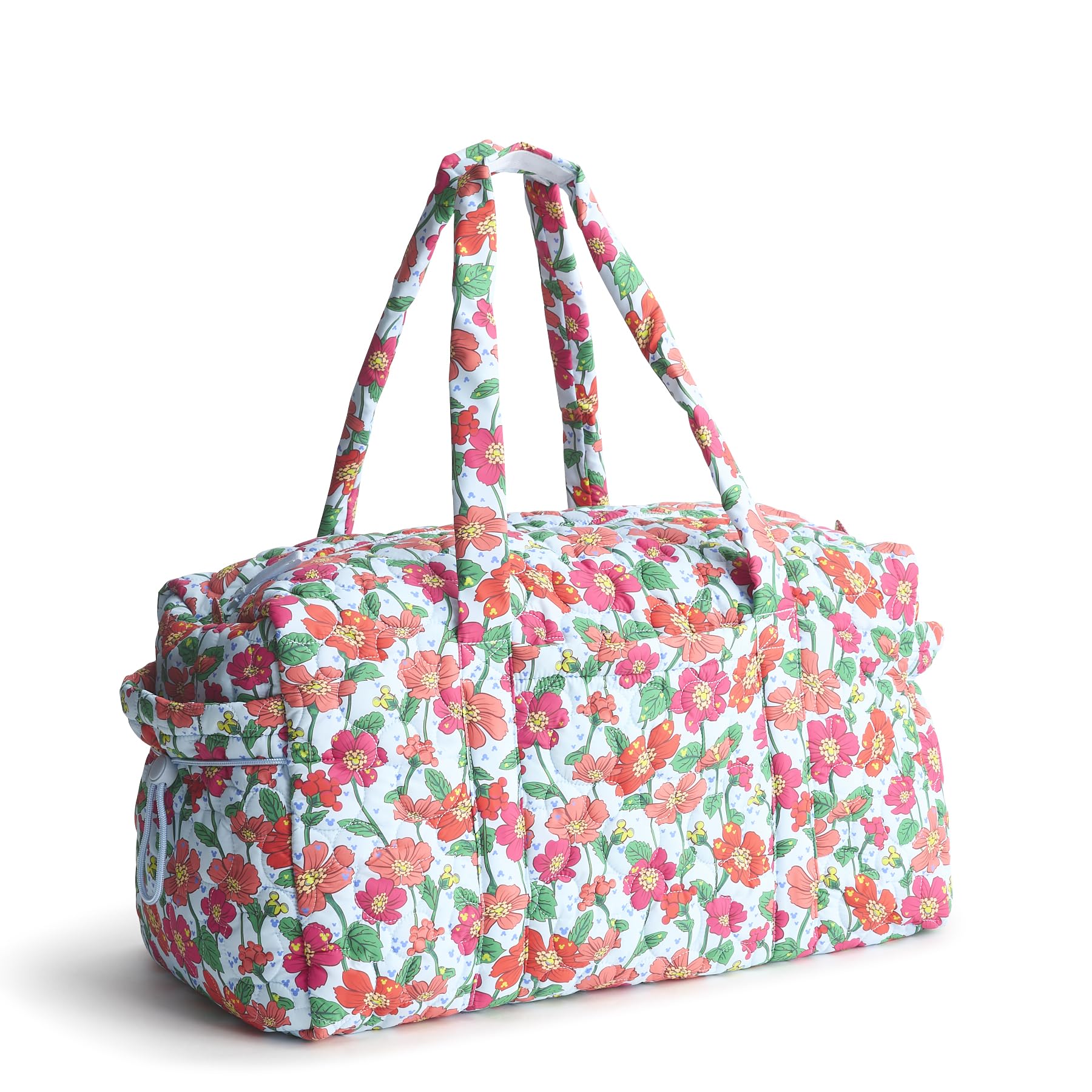 Vera Bradley Women's Disney Featherweight Large Original Duffel Bag, Mickey Meadow, One Size