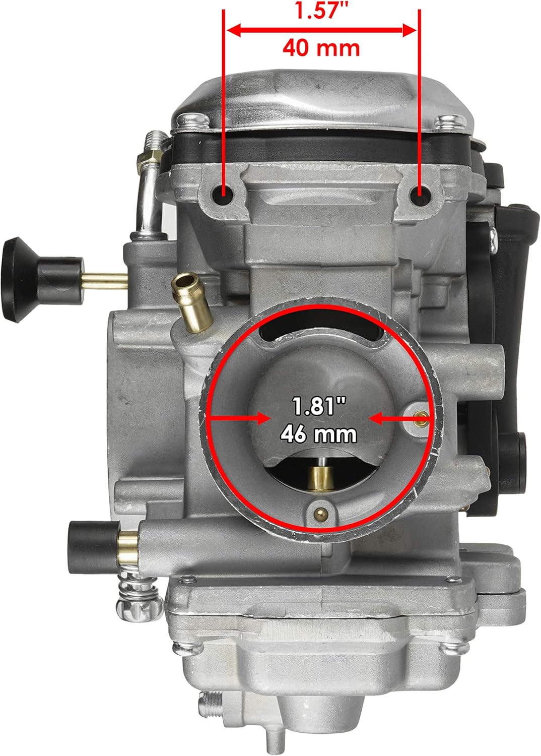 Caltric Carburetor Compatible with Yamaha Bear Tracker 250 Yfm250X Yfm 250X 1999-2004