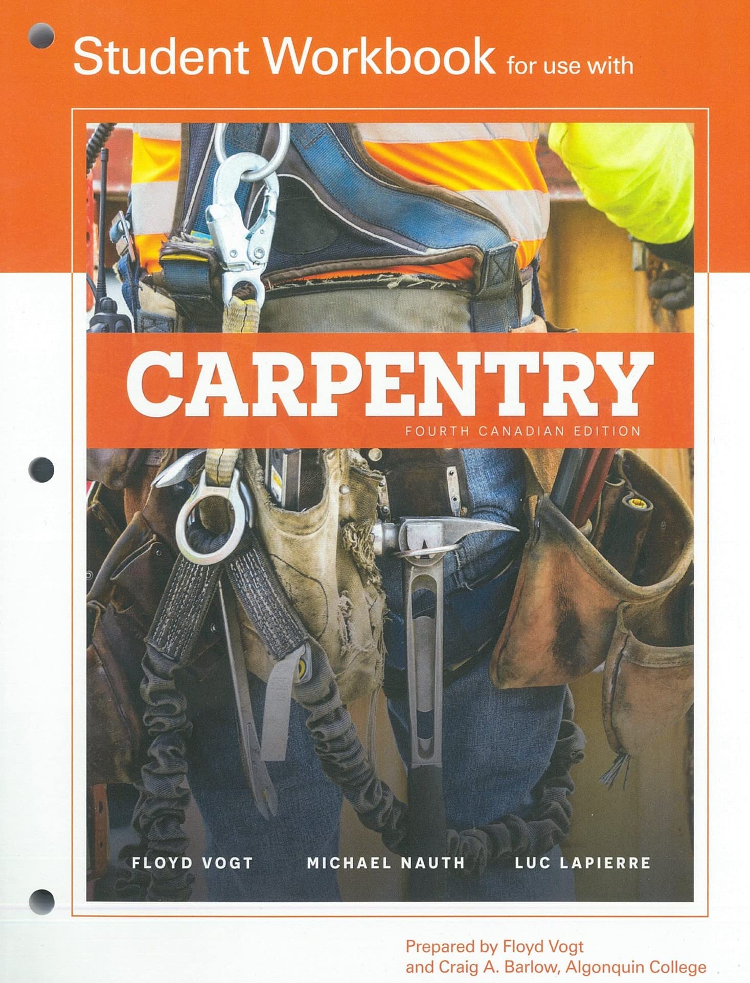 Student Work Book for Carpentry 4th Canadian edition