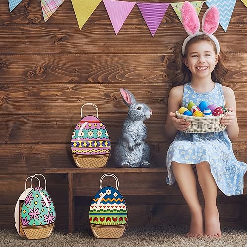 Miniatura 10 de Larcenciel 12 bolsas de regalo con papel de seda, bolsas de papel de 6 colores con asas, bolsas de regalo de fiesta de arcoíris, bolsas de dulces,