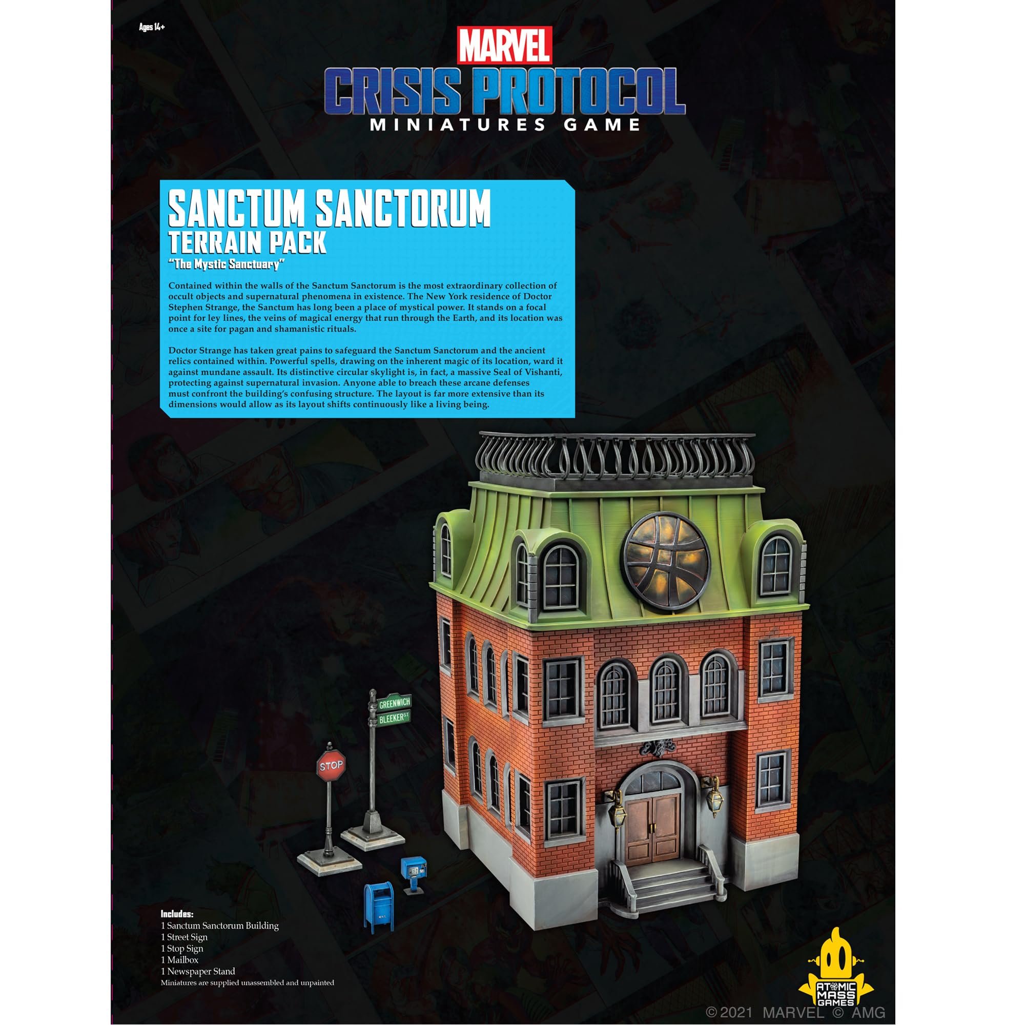 Atomic Mass Games Marvel Crisis Protocol: Sanctum Sanctorum Terrain Expansion - EN - 3